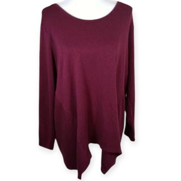 DAILY RITUAL BURGUNDY T-SHIRT SZ.XXL EUC. - Picture 2 of 6